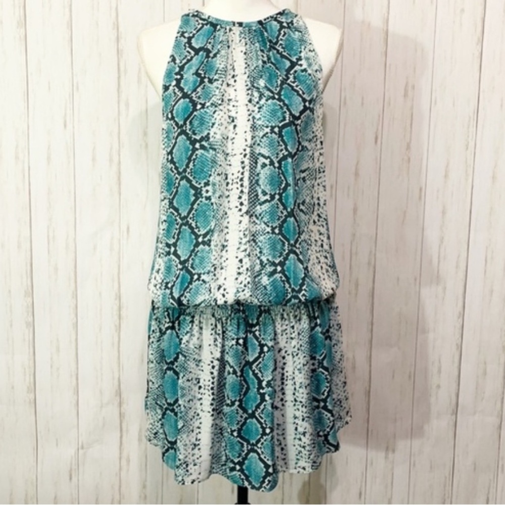 Ramy Brook Paris silk dress in snake print 🐍